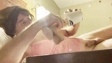 CindiCsissy first time eating my own cum - 13 image