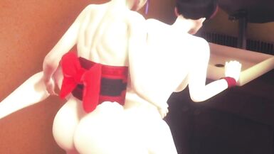 futa in yukata fucks chichi - 10 image