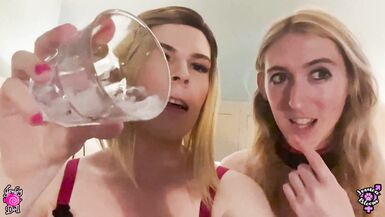 Hot Transgirl Jessica Bloom Dominates Jenby Doll - Shemale Lesbian Anal - 15 image