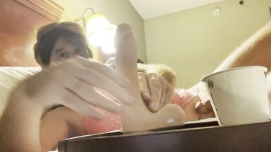 CindiCsissy eating my own cum for the first time - 11 image