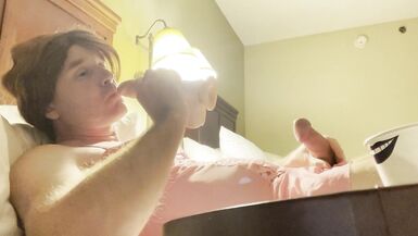 CindiCsissy eating my own cum for the first time - 2 image