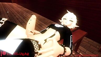 Femboy jacks off on bench in the rain to make himself wetter than he already is - 13 image