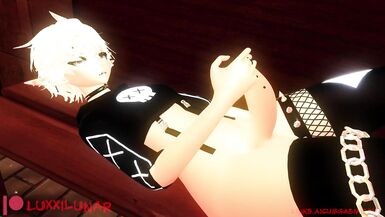 Femboy jacks off on bench in the rain to make himself wetter than he already is - 3 image