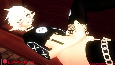 Femboy jacks off on bench in the rain to make himself wetter than he already is - 4 image