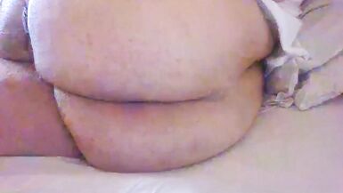 Thick juicy anal dildo and feet - 4 image