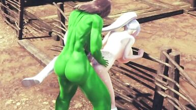 futa muscle orc fucks Riviera - 11 image