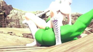 futa muscle orc fucks Riviera - 3 image