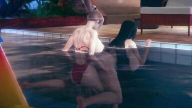 futa in swimsuit fucks mina - 14 image