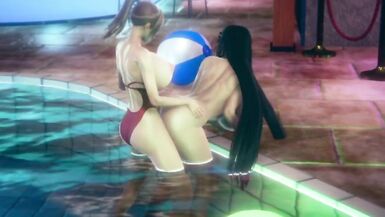 futa in swimsuit fucks mina - 5 image