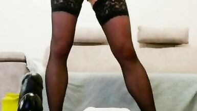 gentle and sensual sex in stockings