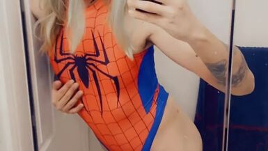 Sidermqn Cosplay Babe Spidergirl - 1 image