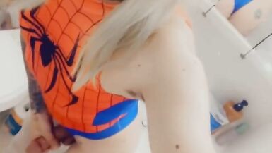 Sidermqn Cosplay Babe Spidergirl - 14 image
