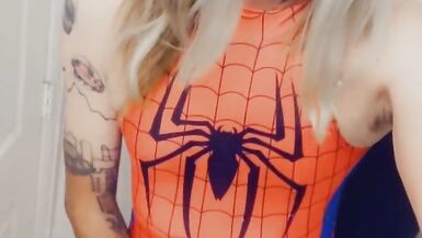 Sidermqn Cosplay Babe Spidergirl