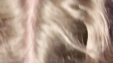 Love sucking the cum out of his big black cock! My master! - 3 image