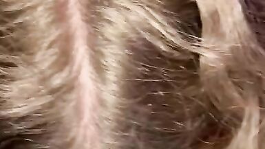 Love sucking the cum out of his big black cock! My master! - 4 image