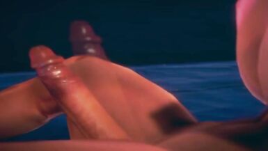 fucked by her futa friend - 2 image