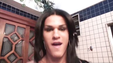 Big Cock Tranny Emily Weickert Rides Her Lover's Dick