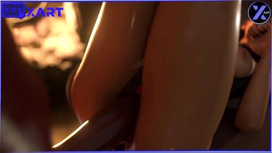 A inexperienced witch summoned a Demon with a Huge dick and he fucked her hard until he finished in her - 3 image