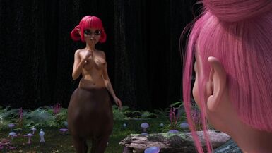 Amy's Big Wish - Centaur Things Part 1 of 2 - A Futanari Centaur Learns How To Breed From A Trainer! - 4 image