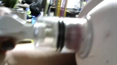 watching porn and stroking with nipple vacuum play - 12 image