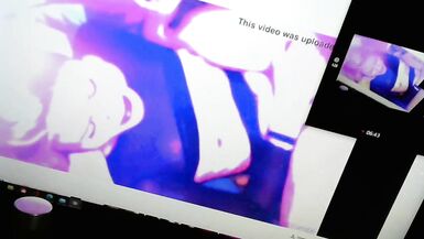 watching porn and stroking with nipple vacuum play - 6 image