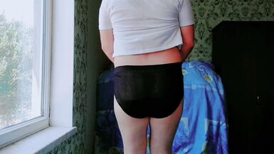 Big Butt Sexy Underpants Sissy Crossdresser White Slut Lady Boy Gay Twink MTF LGBTQ Fem Boy Shemale - 3 image