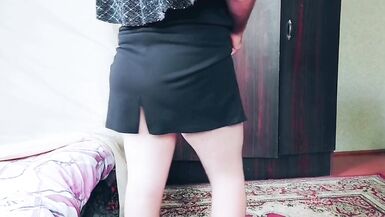 Party Mini Dress Sissy White Body Big Ass Big Butt Booty Crossdresser Femboy Lady boy Gay MTF LGBTQ