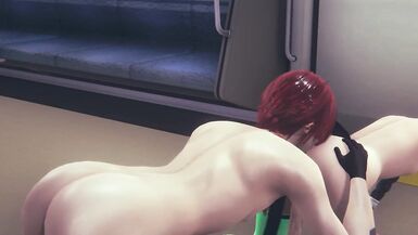 Yaoi Femboy - Midori Hardsex in a train Uncensored - 5 image