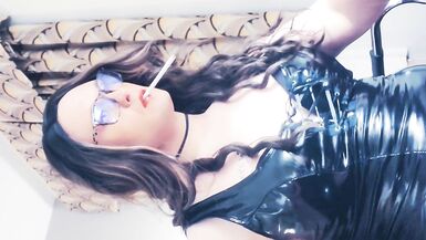 Official Kylie Wearing Latex & Smoking Sexy 120s - 2 image