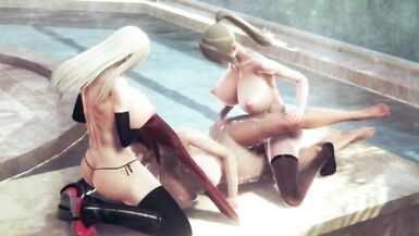 futa haku and yu yan fucks a milf - 9 image