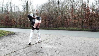 Tranny Ass Milk Squirting Compilation #3 - 3 image