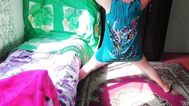 Green Sexy Mini House Dress Shemale Big Butt Sissy Trap Big Ass Tranny Booty Crossdresser Lady Boy Femboy Cute MTF - 11 image