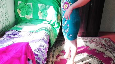 Green Sexy Mini House Dress Shemale Big Butt Sissy Trap Big Ass Tranny Booty Crossdresser Lady Boy Femboy Cute MTF - 14 image