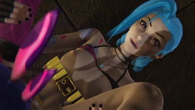 Lesbian Hentai JINX creampied by NEEKO FUTA TRANS FINGERING AND SQUIRTING with League of Legends - 2 image