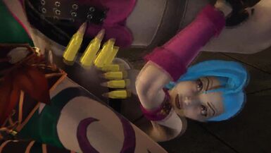 Lesbian Hentai JINX creampied by NEEKO FUTA TRANS FINGERING AND SQUIRTING with League of Legends - 6 image