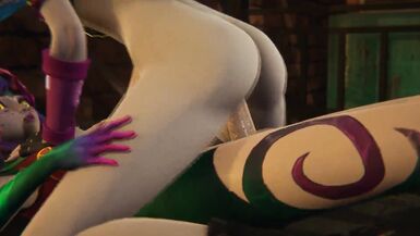 Lesbian Hentai JINX creampied by NEEKO FUTA TRANS FINGERING AND SQUIRTING with League of Legends - 9 image