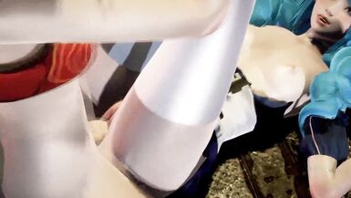 Lesbian NEEKO GWEN FUTA CumShot TIGHT PUSSY SQUIRT Japanese Cosplay Goth - League of Legends Hentai - 13 image