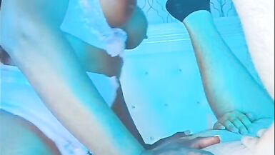 Tranny Fucks maintenance guy with her blk tranny dick - 12 image