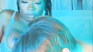 Tranny Fucks maintenance guy with her blk tranny dick - 7 image