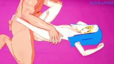 Bridget and the old man have intense anal sex in a secret room. - GUILTY GEAR XX Hentai - 9 image