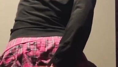 Sexy Crossdresser fucks ass with dildo part 1 - 11 image