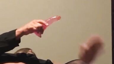 Sexy Crossdresser fucks ass with dildo part 1 - 9 image