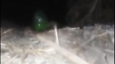 Elizabeth the satanic transvestite Peeuana prostitute in a midnight sexual satanic ritual tortures her own testicles and - 12 image