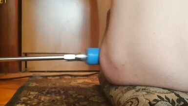 Nude have sex with fucking machine - 10 image