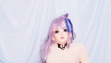 Kasnicole 005V Kigurumi Cosplay Genshin Impact Keqing pantyhose vibrator teasing - 14 image