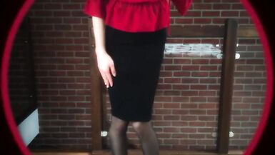 Cherry Pleasures in Black Stockings - 4 image