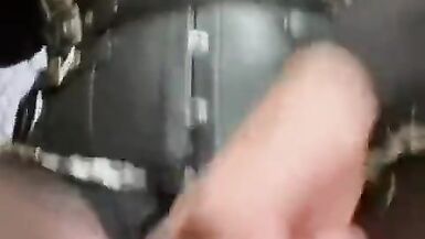 Little Black & White Dress 2 cums off Dee Angels - 12 image