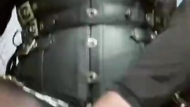 Little Black & White Dress 2 cums off Dee Angels