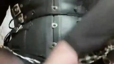 Little Black & White Dress 2 cums off Dee Angels - 14 image