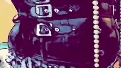 Little Black & White Dress 2 cums off Dee Angels - 2 image